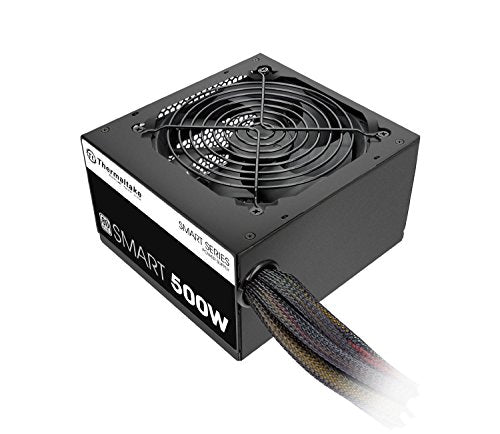 Thermaltake Smart 500W 80+ White Certified PSU, Continuous Power with 120mm Ultra Quiet Cooling Fan, ATX 12V V2.3/EPS 12V Active PFC Power Supply PS-SPD-0500NPCWUS-W Thermaltake Smart 500W 80+ White Certified PSU, Continuous Power with 120mm Ultra Quiet Cooling Fan, ATX 12V V2.3/EPS 12V Active PFC Power Supply PS-SPD-0500NPCWUS-W